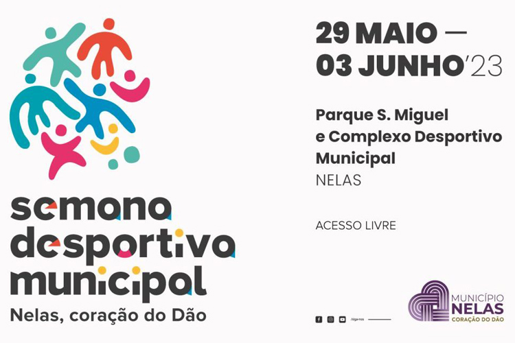 NELAS: De 29 de maio a 03 de junho o Município promove a primeira Semana Desportiva Municipal